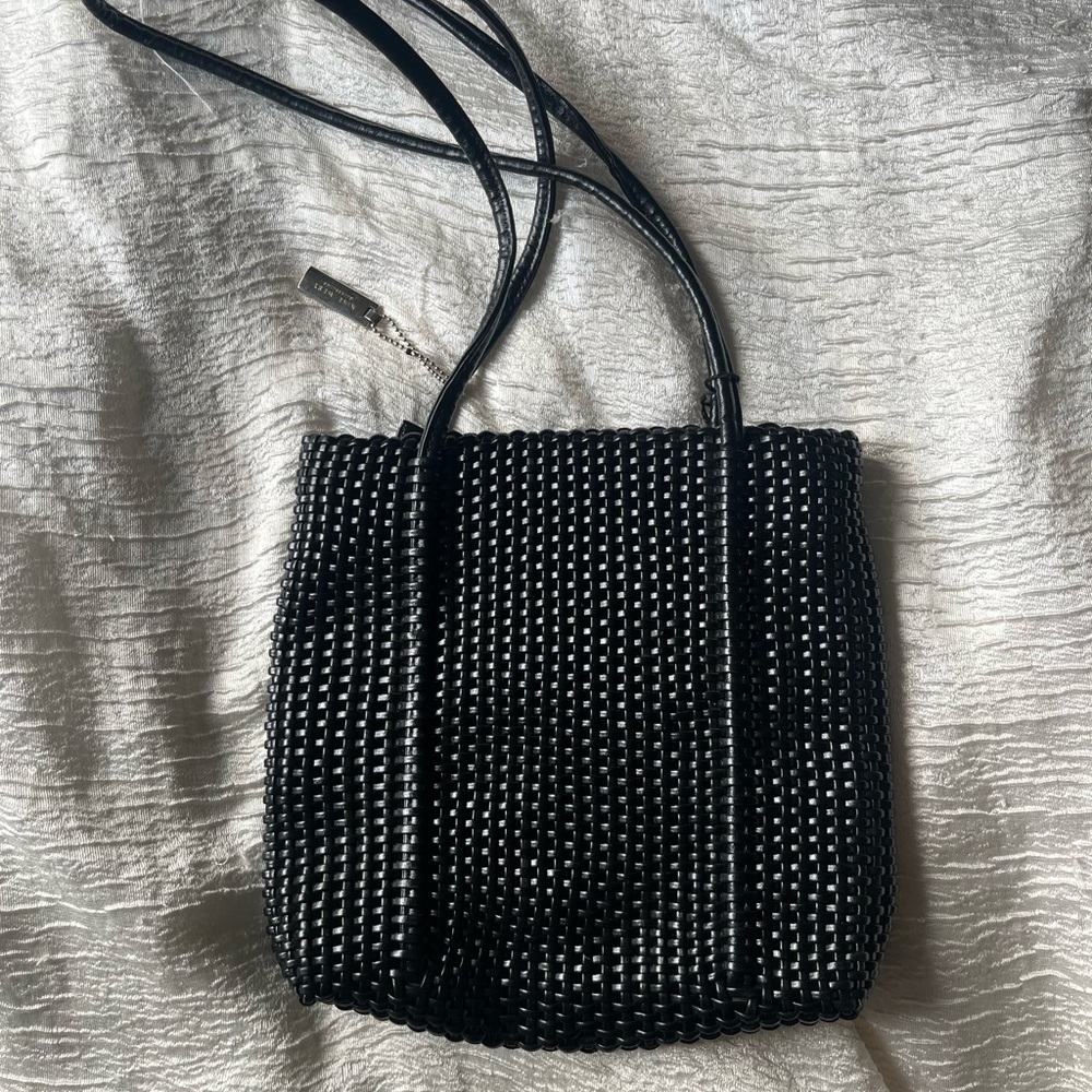 Black Nine West Woven Bag
